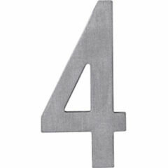 Huisnummer 4 rvs
