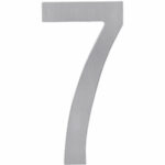 Huisnummer 7 rvs