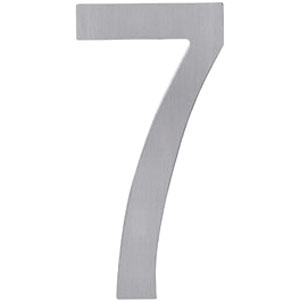 Huisnummer 7 rvs