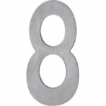 Huisnummer 8 rvs