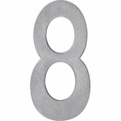 Huisnummer 8 rvs