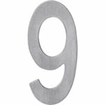 Huisnummer 9 rvs