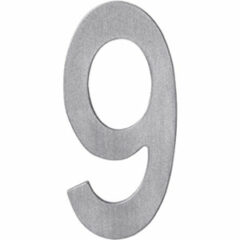 Huisnummer 9 rvs