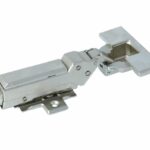 Keukenscharnier half opliggend met soft-close demping