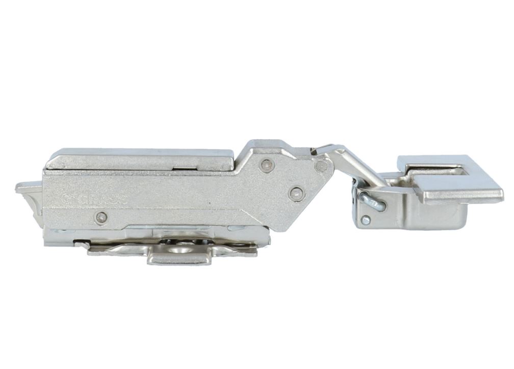 Keukenscharnier half opliggend met soft-close demping