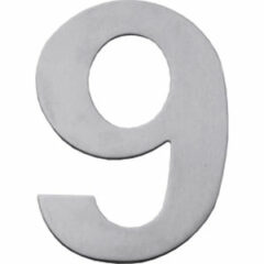 Huisnummer 9 rvs