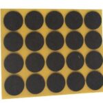 Zelfklevend Vilt Bruin