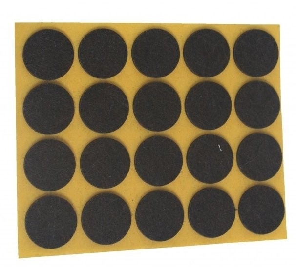 Zelfklevend Vilt Bruin