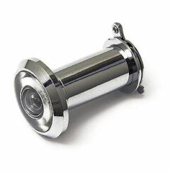 Deurspion messing verchroomd