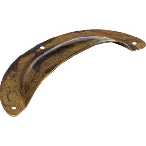 Intersteel Komgreep messing geperst antiek klein