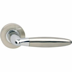 Intersteel deurklink Elen op rozet chroom/mat nikkel