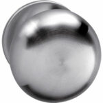 Intersteel knop paddestoel vast op rozet verdekt 4mm rvs