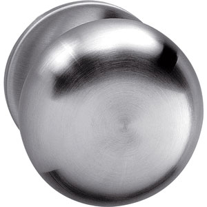 Intersteel knop paddestoel vast op rozet verdekt 4mm rvs