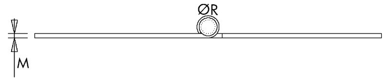 Kist scharnier 140 x 34 staal gegalvaniseerd - Afbeelding 2