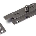 Profielschuif met bocht vernikkeld 60 x 35 mm