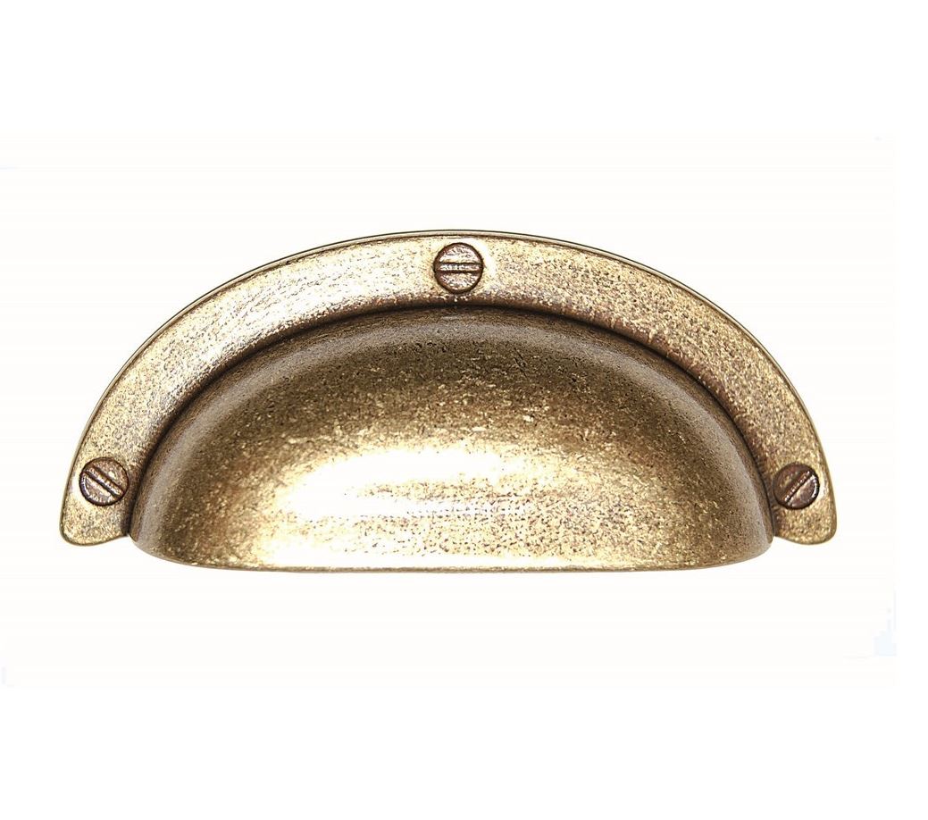 Komgreep Brons Antiek 64 mm