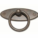 Greep Donker Brons Met Achterplaat