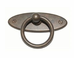 Greep Donker Brons Met Achterplaat