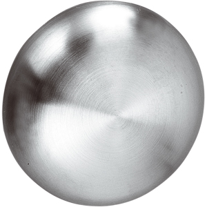 Intersteel enkele deurknop Paddenstoel rvs