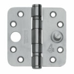 Intersteel SKG3 Kogellagerscharnieren 3.5"" (89x89x3) afgerond rvs