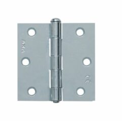 AXA Ongelagerd scharnier 76x76x2 met rechte hoeken