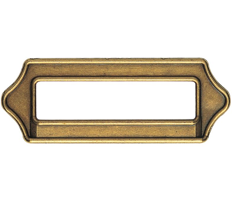 Etikethouder brons 64 mm