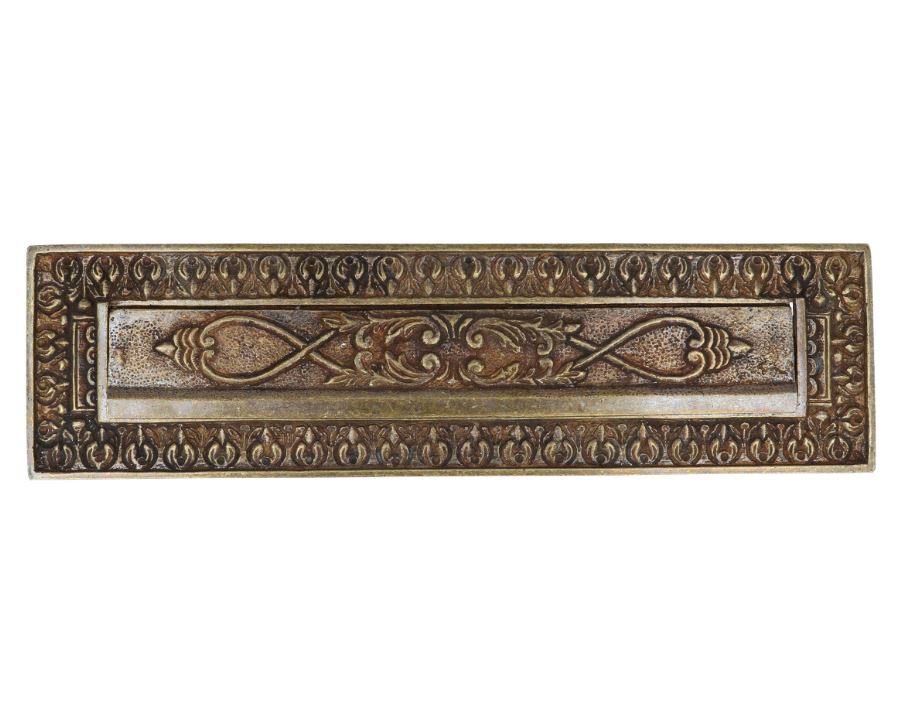 Brievenbus brons antiek