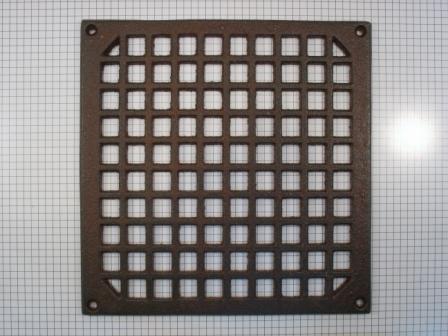 Rooster, ijzer geroest 20 x 20 cm