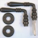 Deurkrukken ijzer geroest