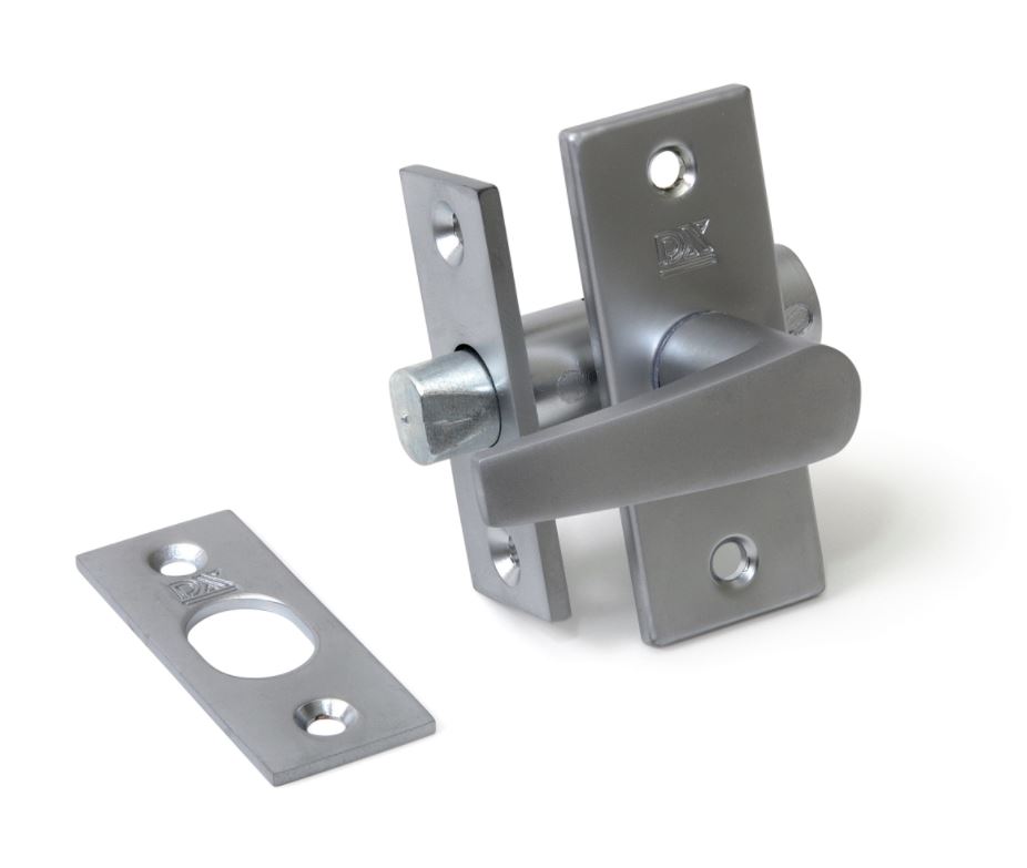 Insteekgrendel met sluitplaat 45/25 vernikkeld