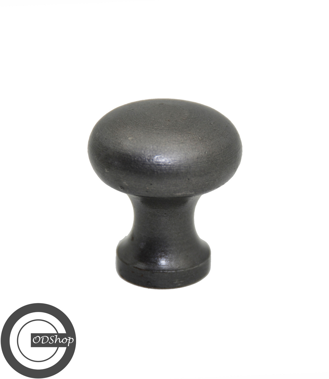 Knop rond IJzer Grijs 30 mm