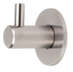Kapstokhaak RVS Rond met sokkel 30 mm