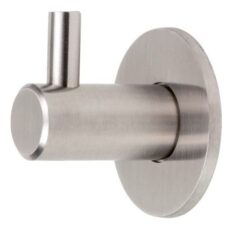 Kapstokhaak RVS Rond met sokkel 30 mm