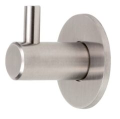 Kapstokhaak RVS Rond met sokkel 30 mm