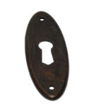 Sleutelplaatje brons antiek