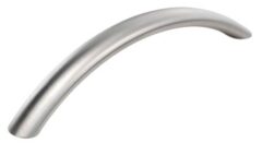 Greep geborsteld RVS 128 mm