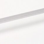 Greep vierkant aluminium 128 mm