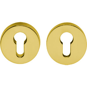 Intersteel SKG3 Veiligheid-rozet messing ongelakt