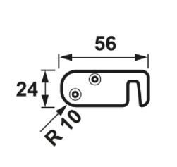 AXA 3303-92-23/E sluithaak