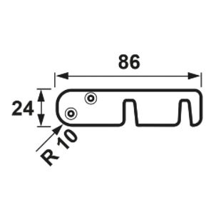AXA 3303-93-23/E sluithaak