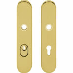 SKG3 met kerntrekbeveiliging doorgaand PC72 messing ongelakt