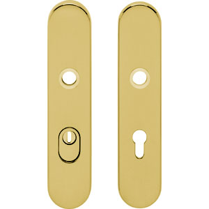 SKG3 met kerntrekbeveiliging doorgaand PC72 messing ongelakt