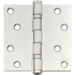 Intersteel kogellagerscharnier recht 3.5""(89x89x2,5) rvs