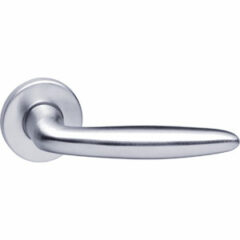 Intersteel deurklink Sigaar op rozet chroom mat