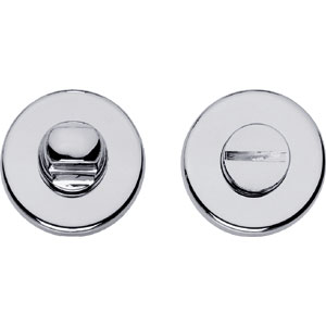 Intersteel wc-sluiting 8mm rond verdekt kunststof chroom