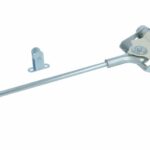 Deursluiter zwaarte 1 staal wit gelakt