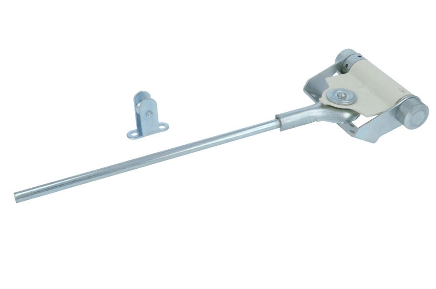 Deursluiter zwaarte 1 staal wit gelakt