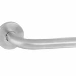 Intersteel deurkruk recht op rozet rvs