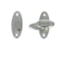 Tramklinkje messing vernikkeld