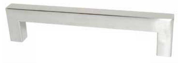 Greep Norma Vierkant 160 mm RVS